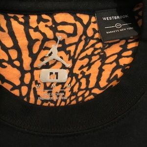Nike Shirts - Russell Westbrook XO Elephant Print Back T Shirt Nike Shirts - Russell Westbrook XO Elephant Print Back T Shirt